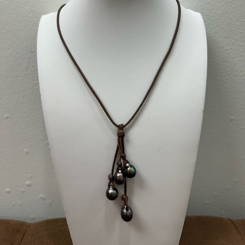 Wendy Mignot 4 Strand Tahitian Pearl Necklace